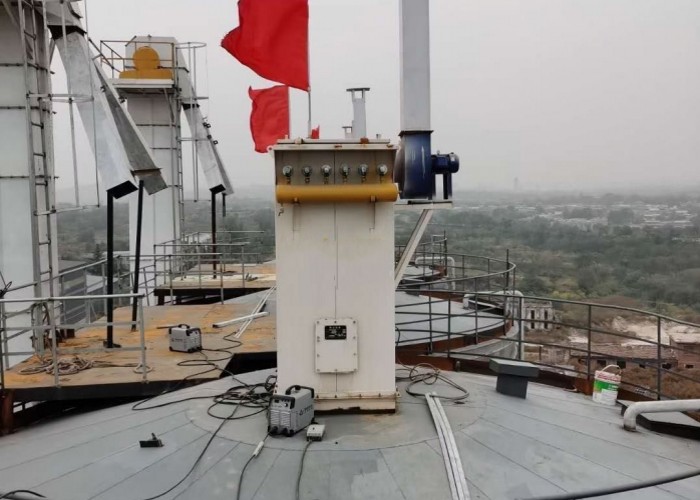 某管樁生產線粉塵污染治理解決方案